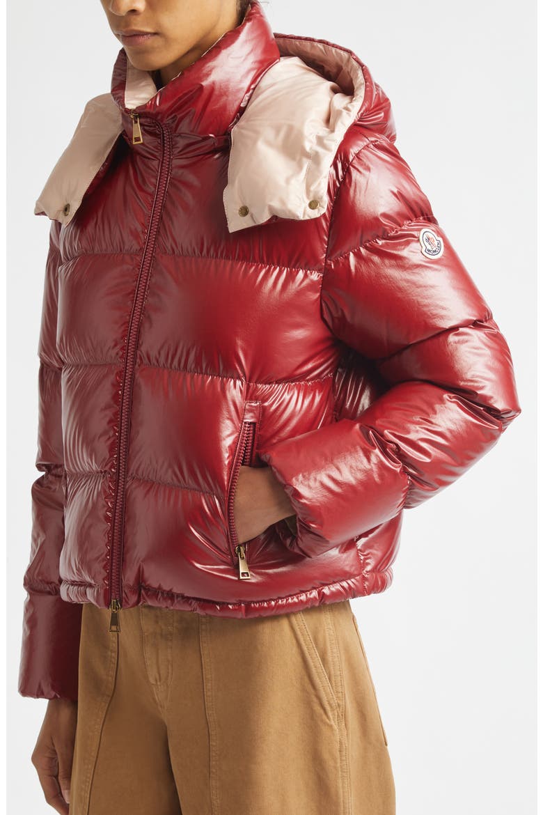Niveole Crop Down Jacket, Alternate, color, RED