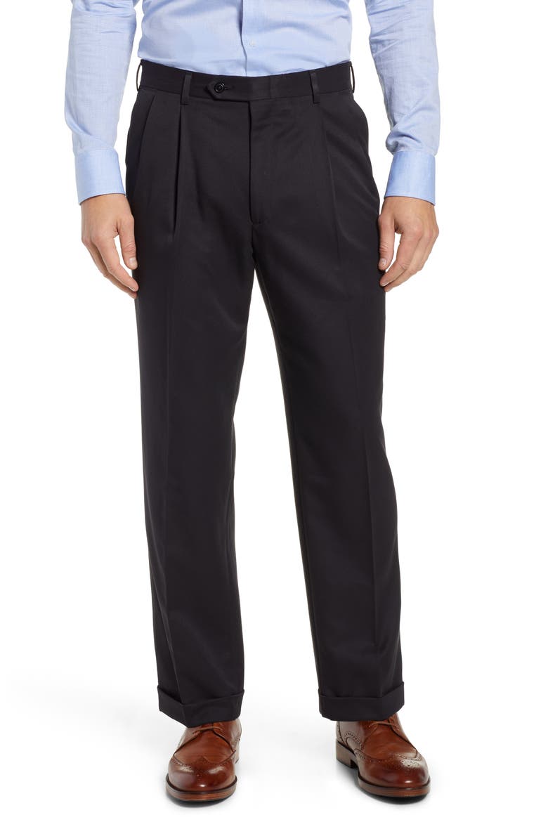 classic dress pants men The Black Tux Suit Pants-Classic In Black | Size: 50/34