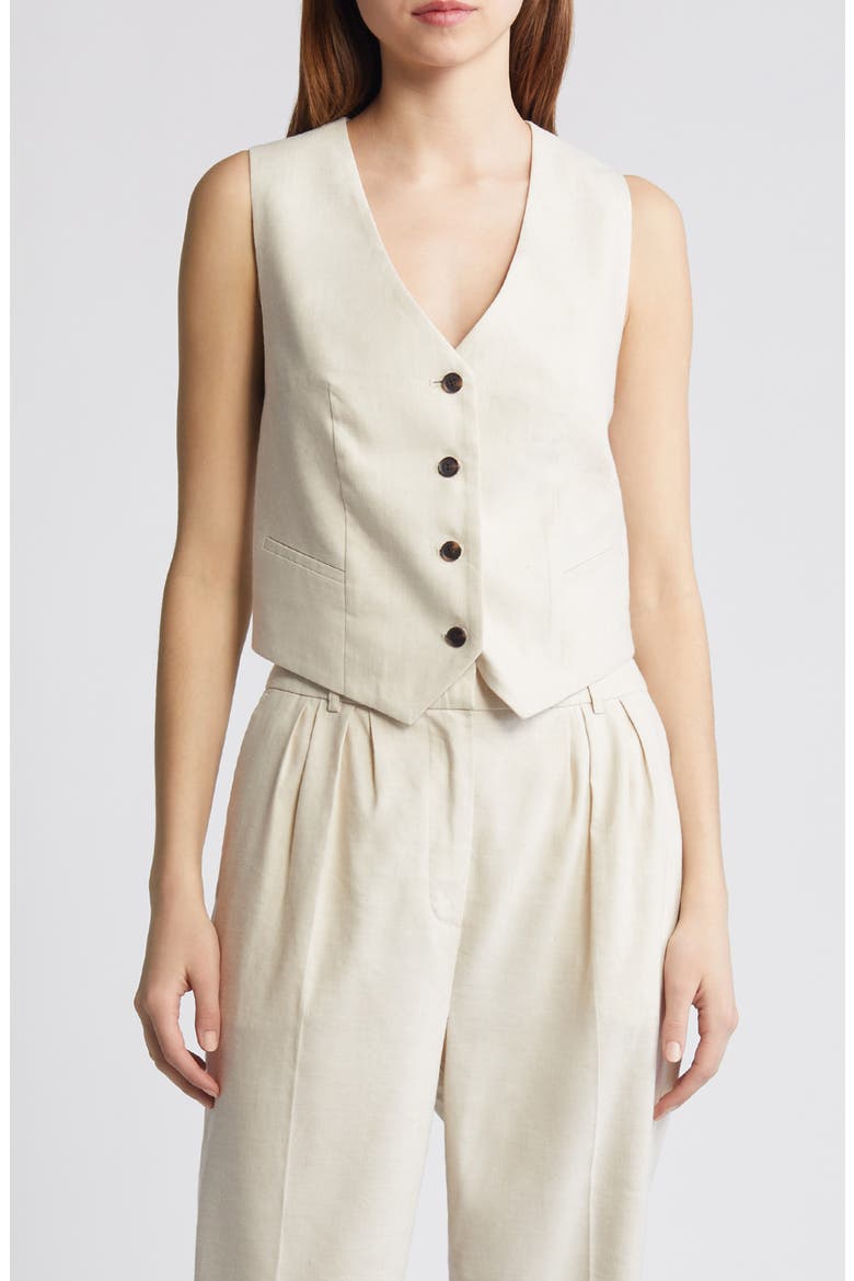 Whitney Vest, Main, color, NEUTRAL BEIGE
