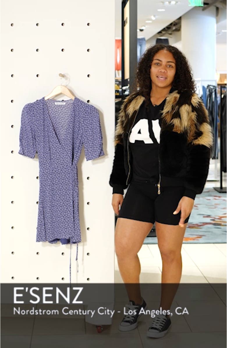 Lucky Wrap Minidress, sales video thumbnail