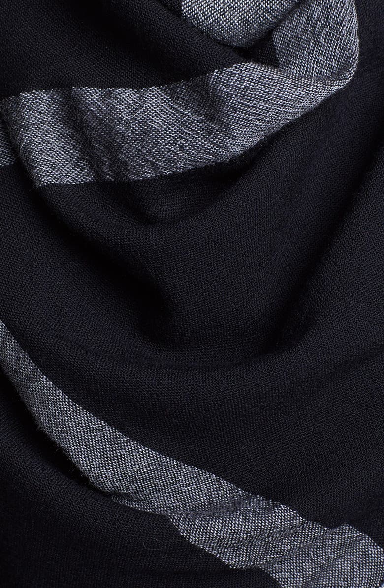 Burberry 'Colour Check' Square Scarf, Alternate, color,