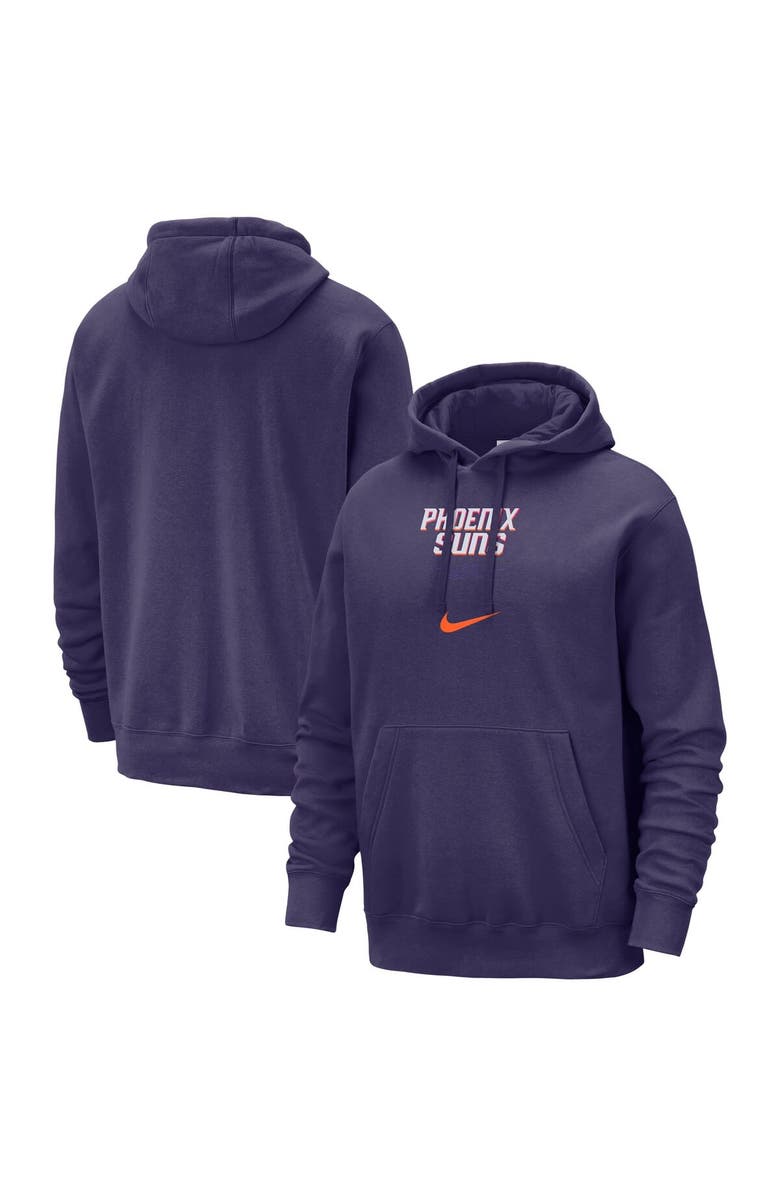 Nike Men's Nike Purple Phoenix Suns 2023/24 City Edition Essential Club Pullover Hoodie, Alternate, color, 