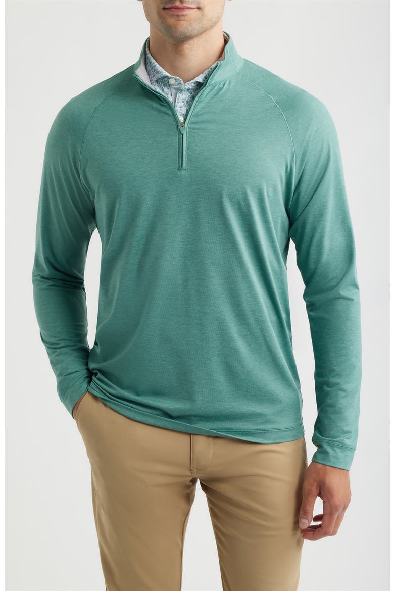 Freeborne PREP-FORMANCE Quarter Zip Pullover, Main, color, SUBLIME