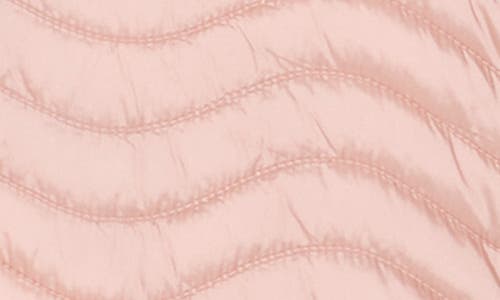 Save The Duck Jinnie Hooded Wavy Quilted Jacket In Pink