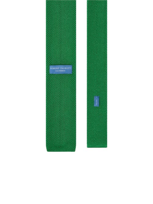 Robert Talbott Redford Silk Knit Necktie In Green