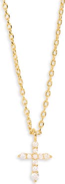 ARGENTO VIVO Cubic Zirconia Cross Necklace