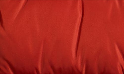 Save The Duck Kids' Shiny Water Repellent Puffer Jacket With Detachable Hood In Red