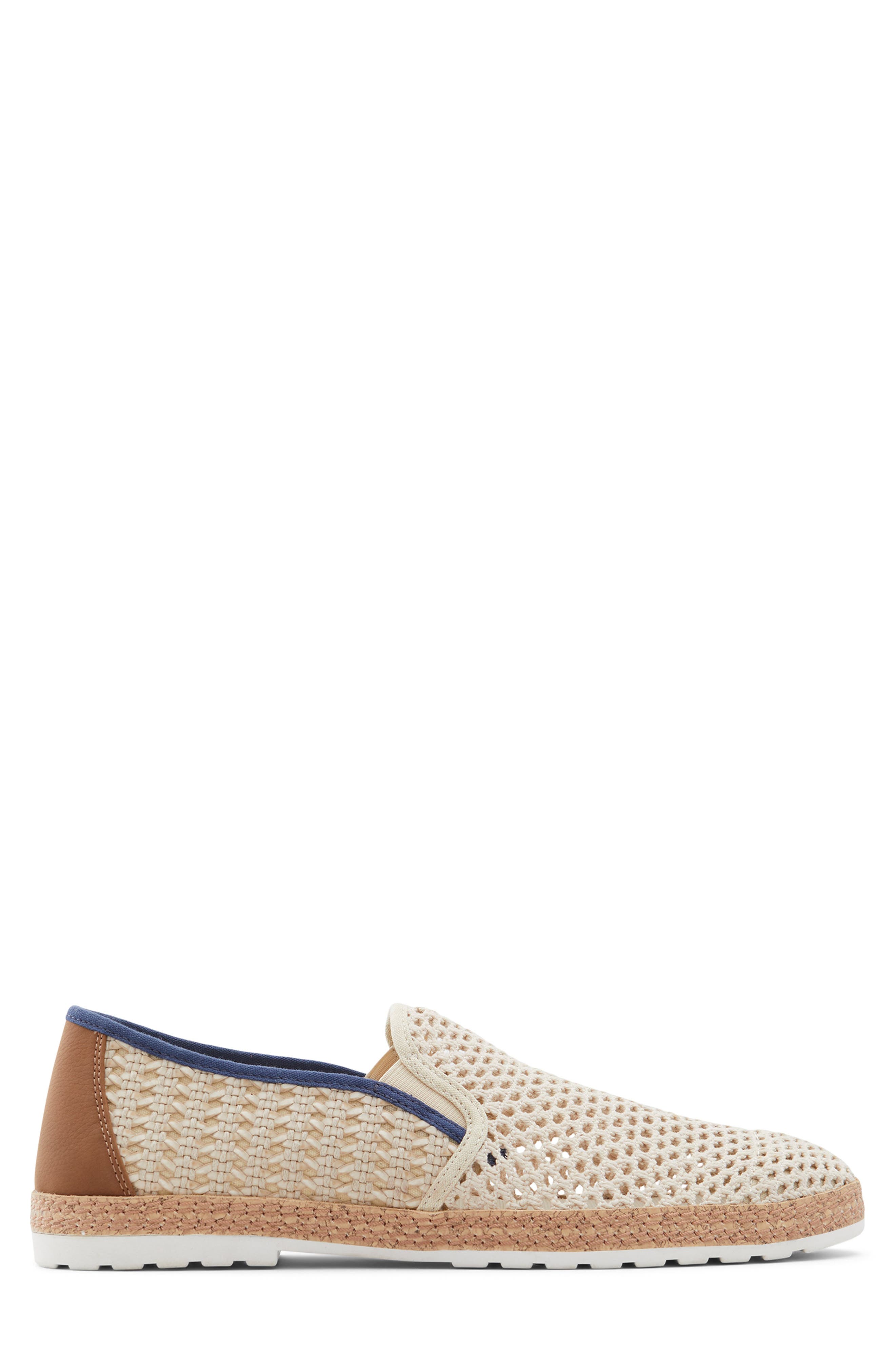 ALDO Kianou Crochet Slip-On, Alternate, color, Beige