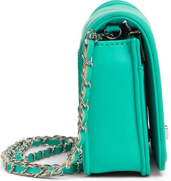 Small Chevron Quilted Crossbody Bag