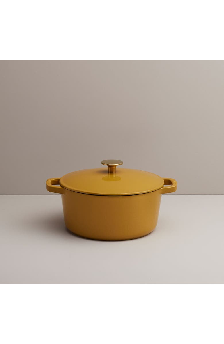 KANA 3.5 Quart Mini Dutch Oven, Main, color, Dijon
