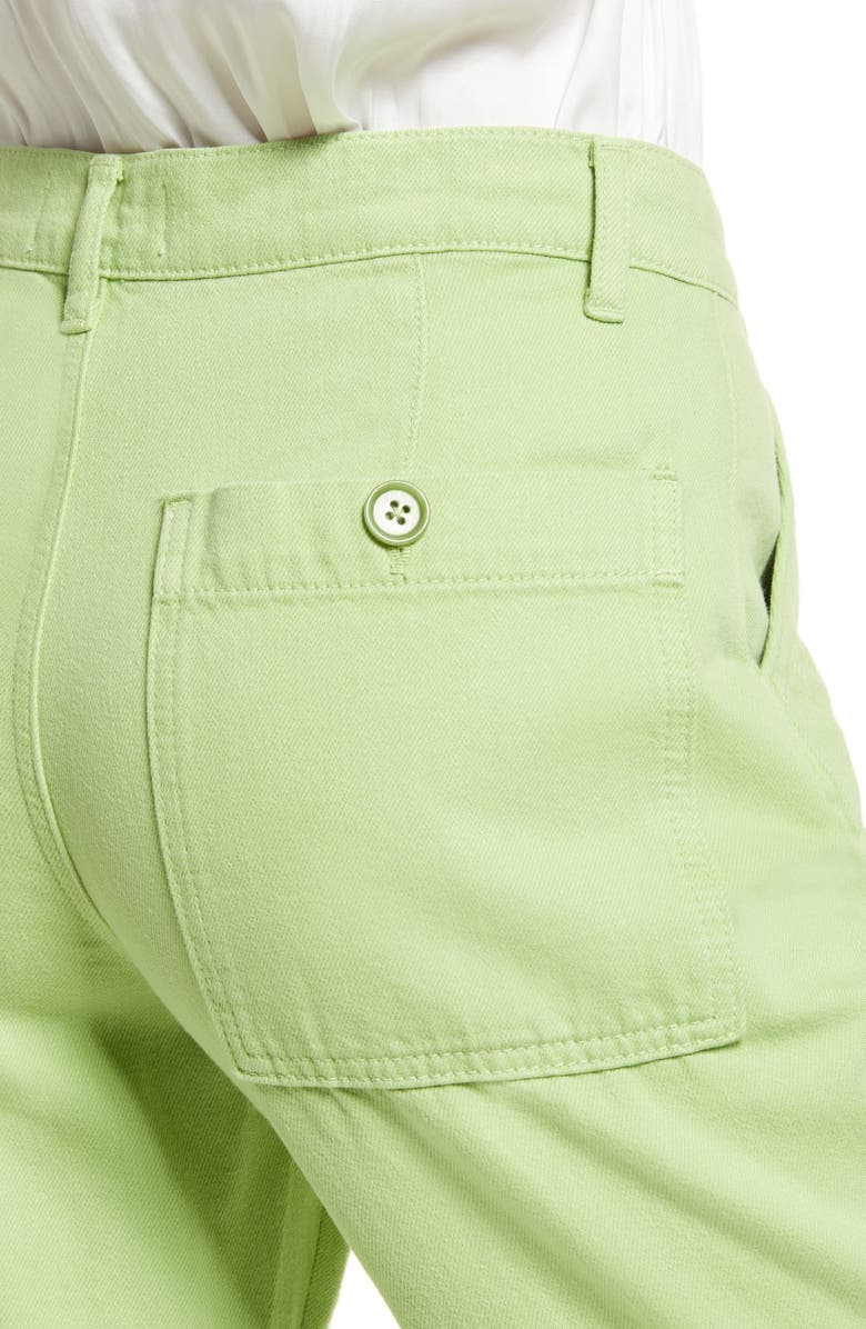 Reformation Bailey High Waist Organic Cotton Utility Pants, Alternate, color, 