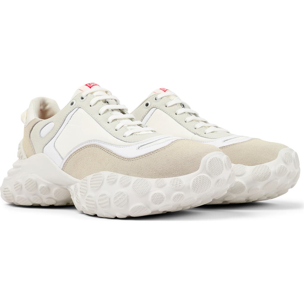 Camper Pelotas Mars Multi-paneled Sneakers In Ivory Multi