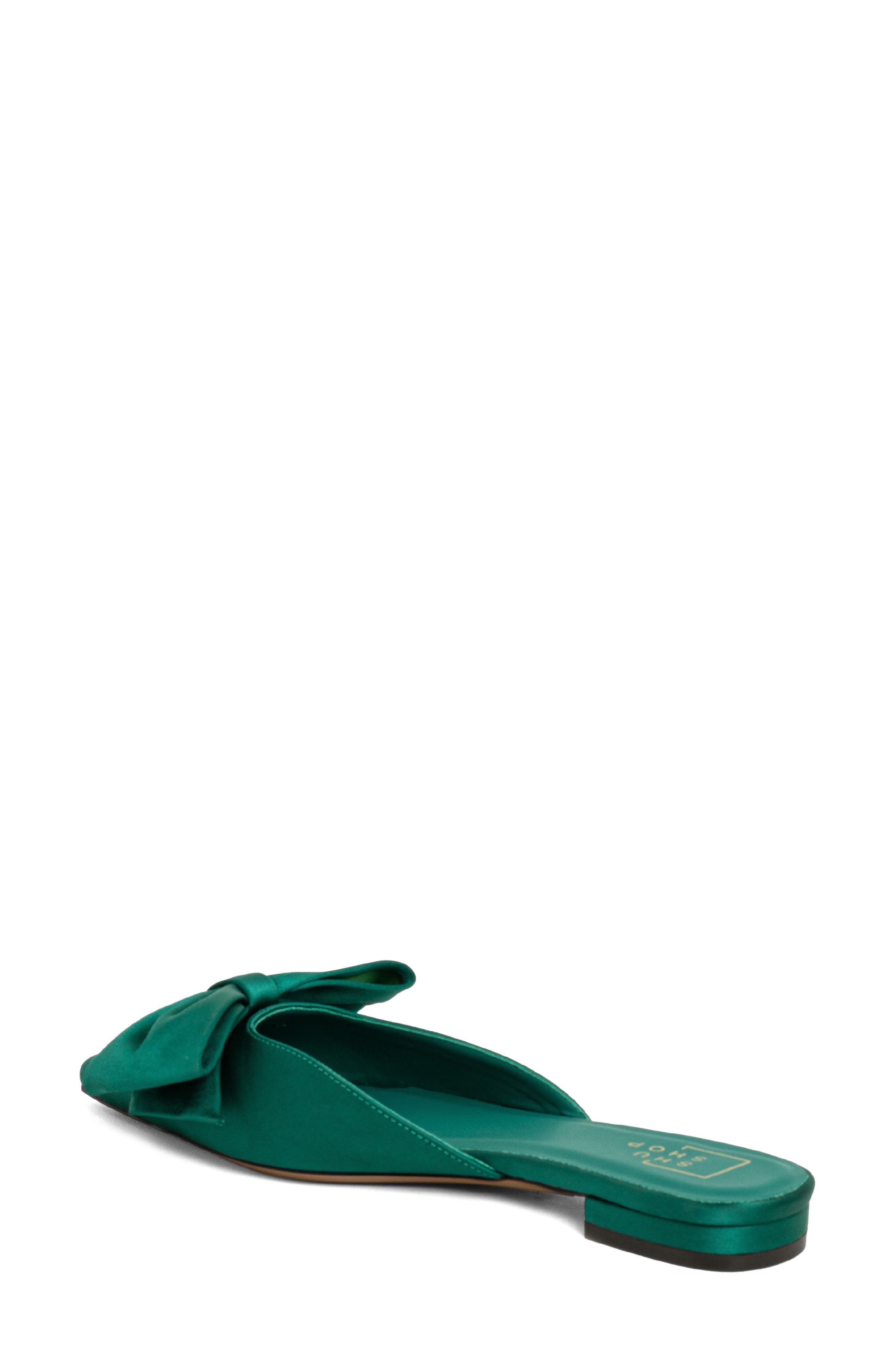 Dorothy Pointed Toe Flat, Alternate, color, GREEN