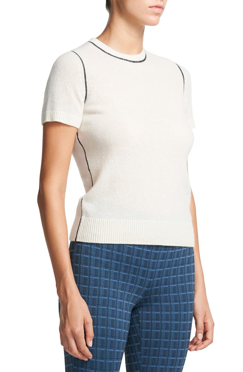 Theory Basic Short Sleeve Cashmere Sweater, Alternate, color,