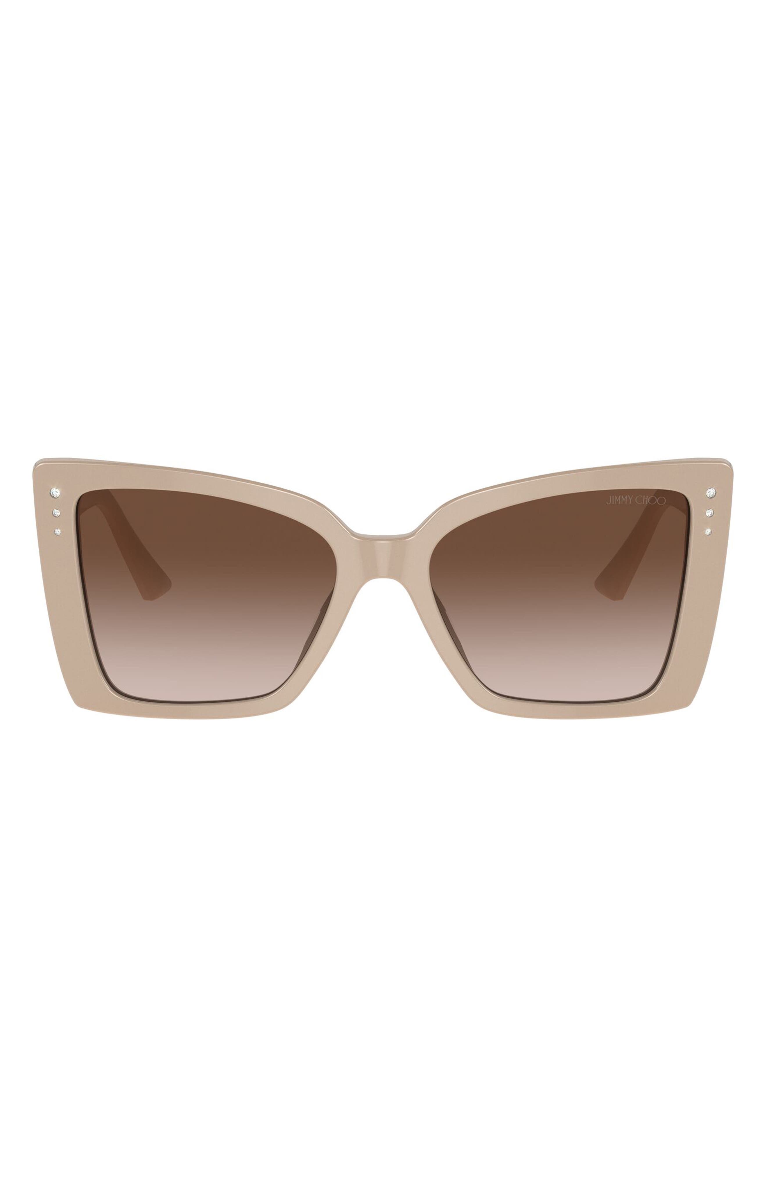 Jimmy Choo 54mm Butterfly Sunglasses