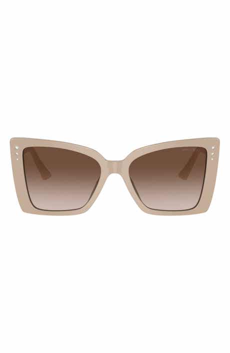Jimmy Choo 54mm Butterfly Sunglasses