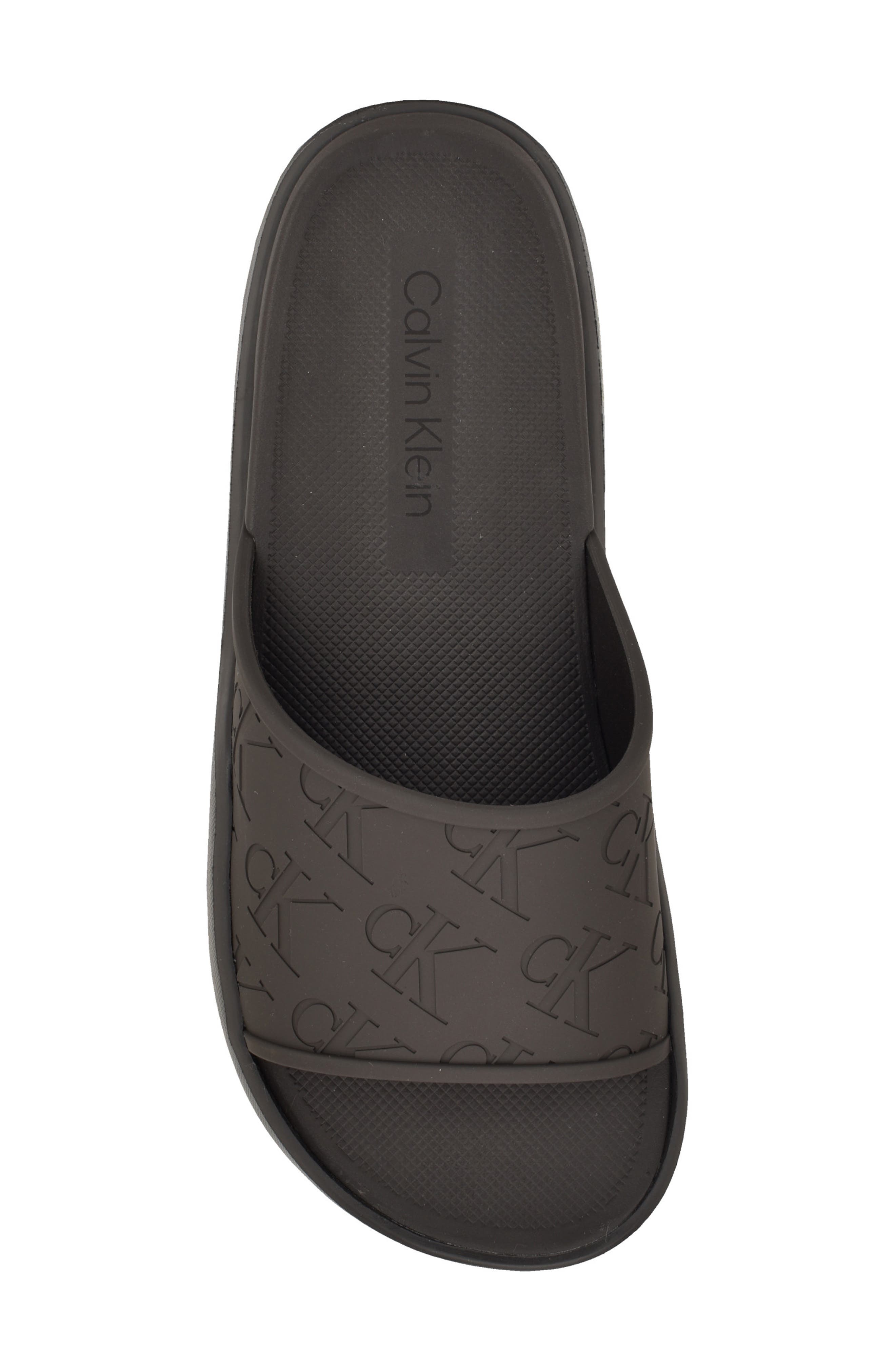 Meiiny Slide Sandal, Alternate, color, DARK BROWN