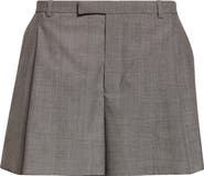NACKIYÈ Split Virgin Wool Blend Shorts