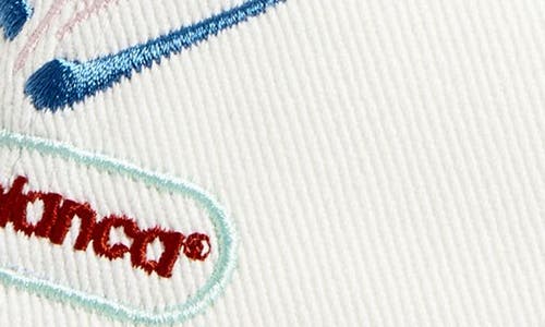 Casablanca Montagne Sportif Embroidered Adjustable Baseball Cap In White