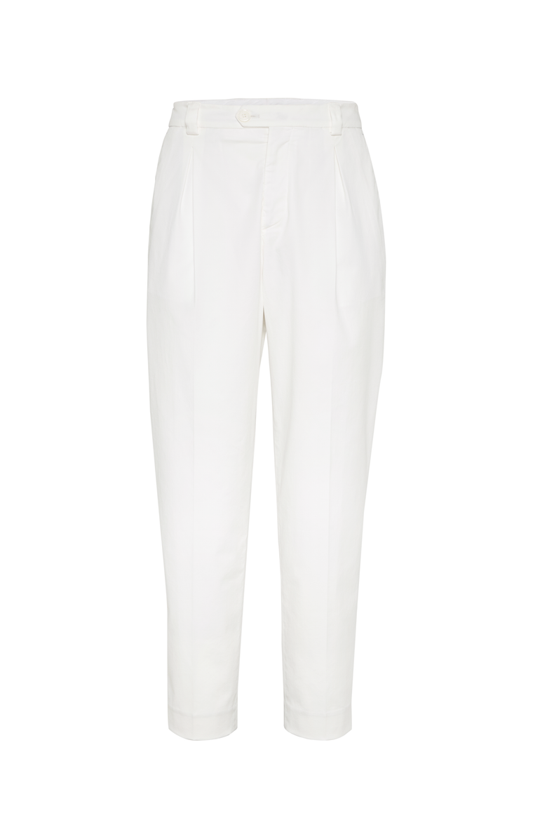 Brunello Cucinelli Comfort gabardine trousers, Main, color, 