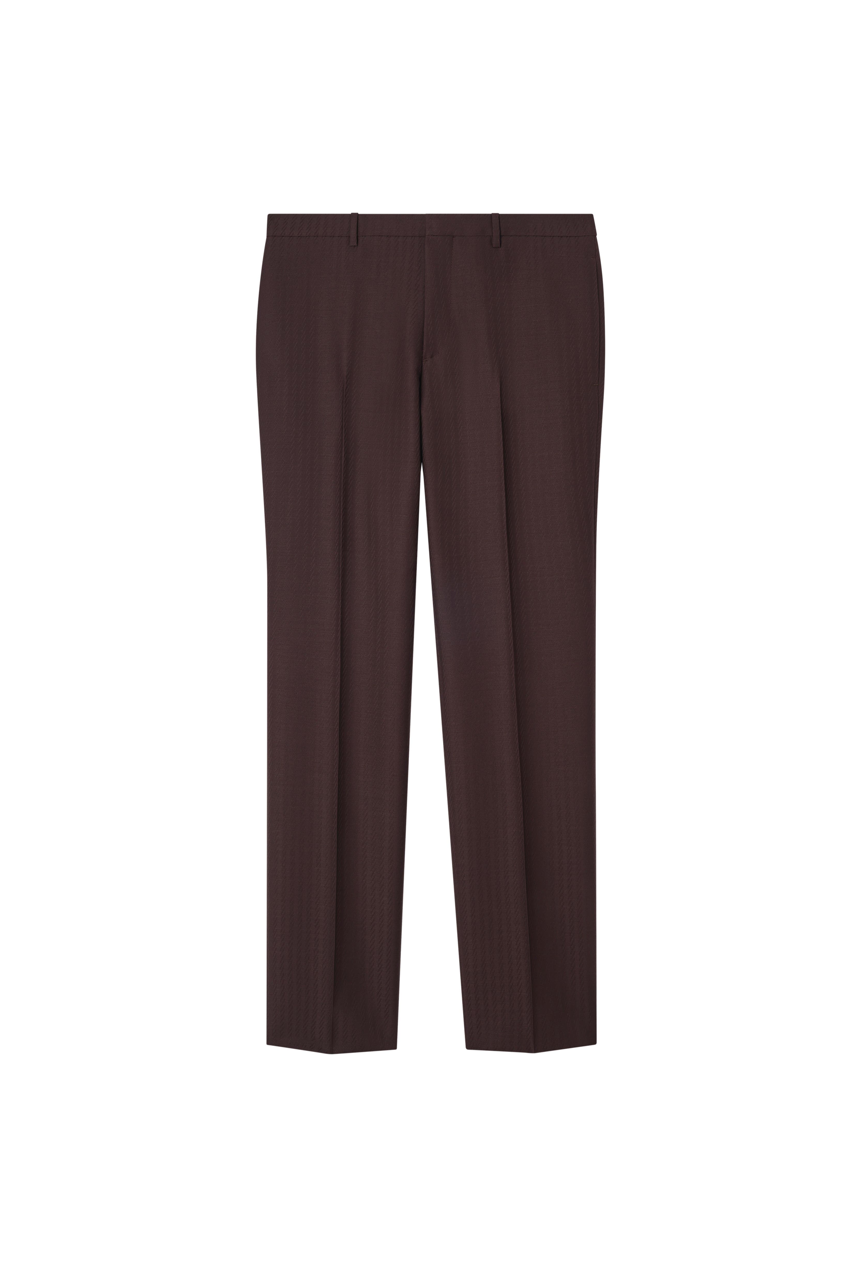 Striped Wool Mohair Tailored Trousers - image 4