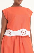 Estelle Kaia Colorblock Embroidered Top