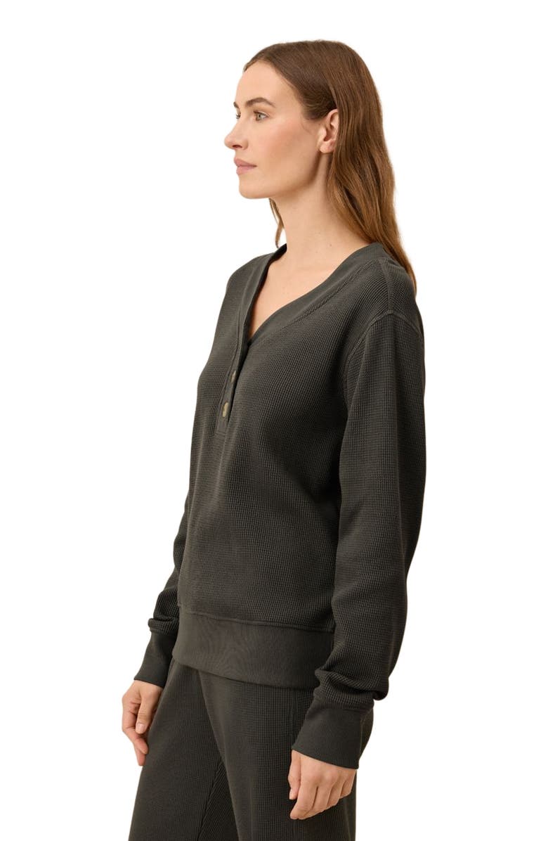 Pact Thermal Waffle Henley Pullover, Alternate, color,