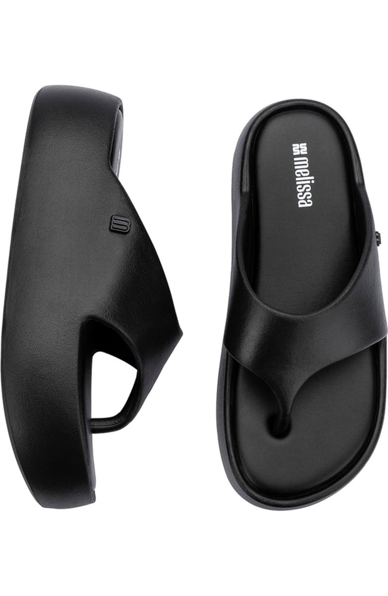 Melissa Free Platform Flip Flop, Alternate, color, Black