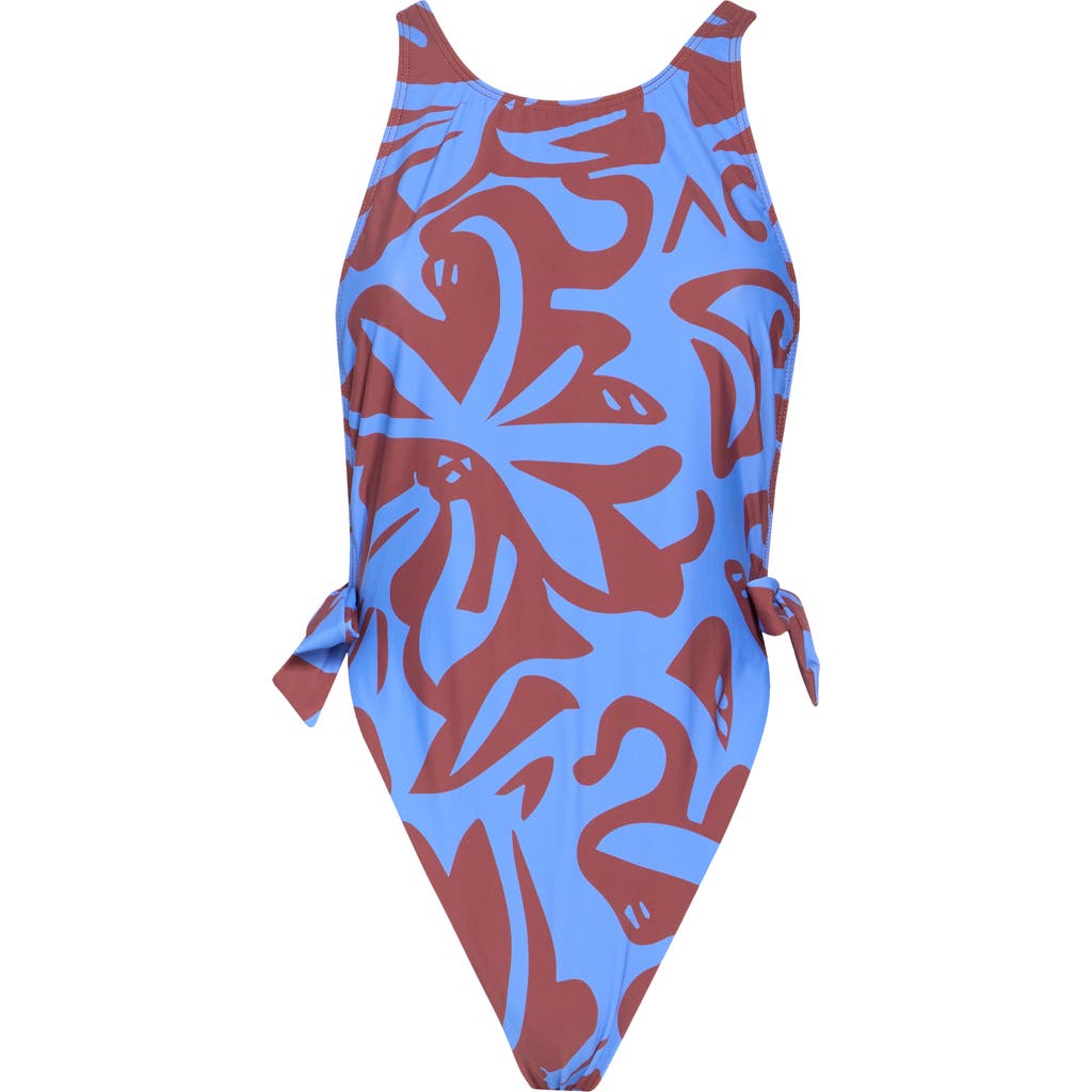 VYB VYB HIGH NECK OPEN SIDE ONE-PIECE SWIMSUIT