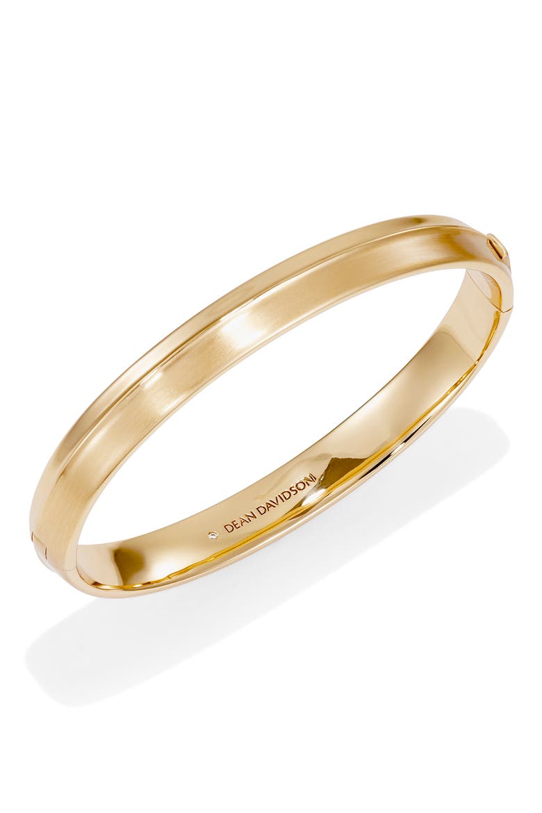 Tao Hinge Bangle, Alternate, color, GOLD