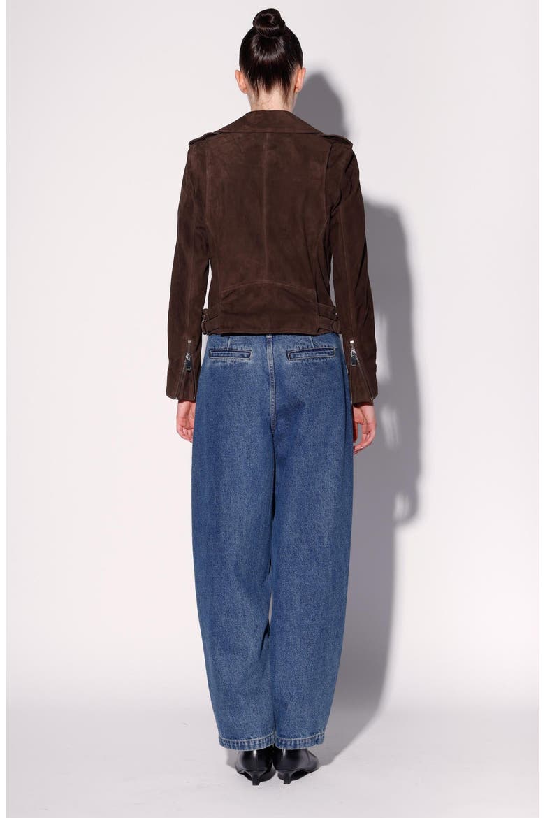 Liz Suede Jacket, Alternate, color, Mocha Suede