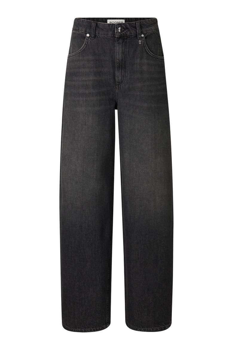 Barrel Fit Jeans Bina, Main, color, Dark gray