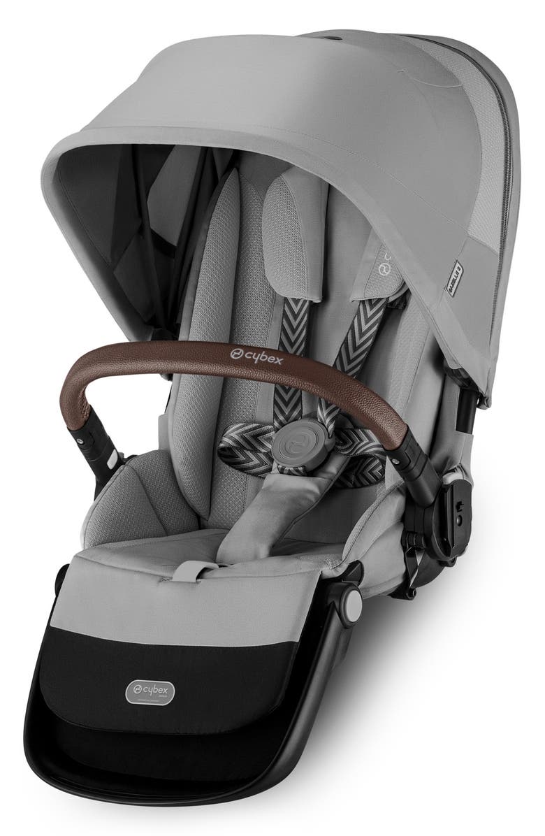 CYBEX e-Gazelle S Second Seat, Main, color, Stone Grey