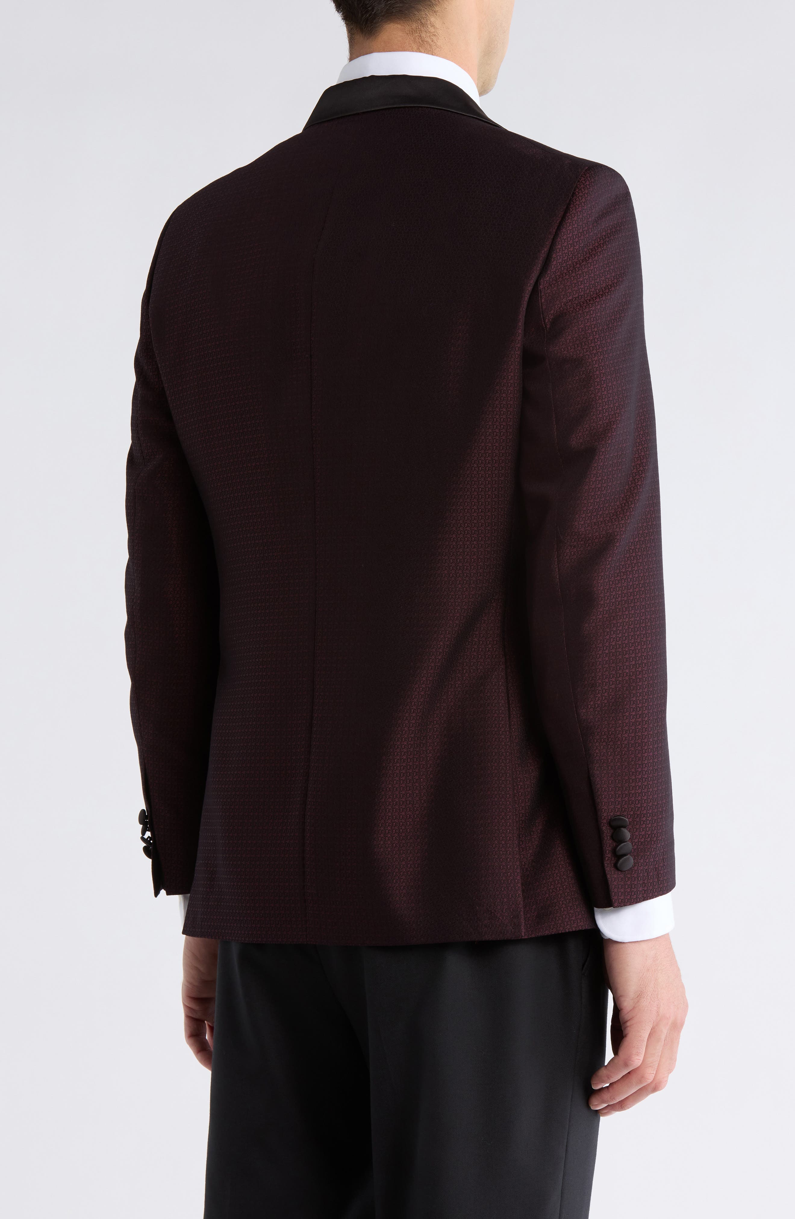 Burgundy Dinner Jacket - image 2