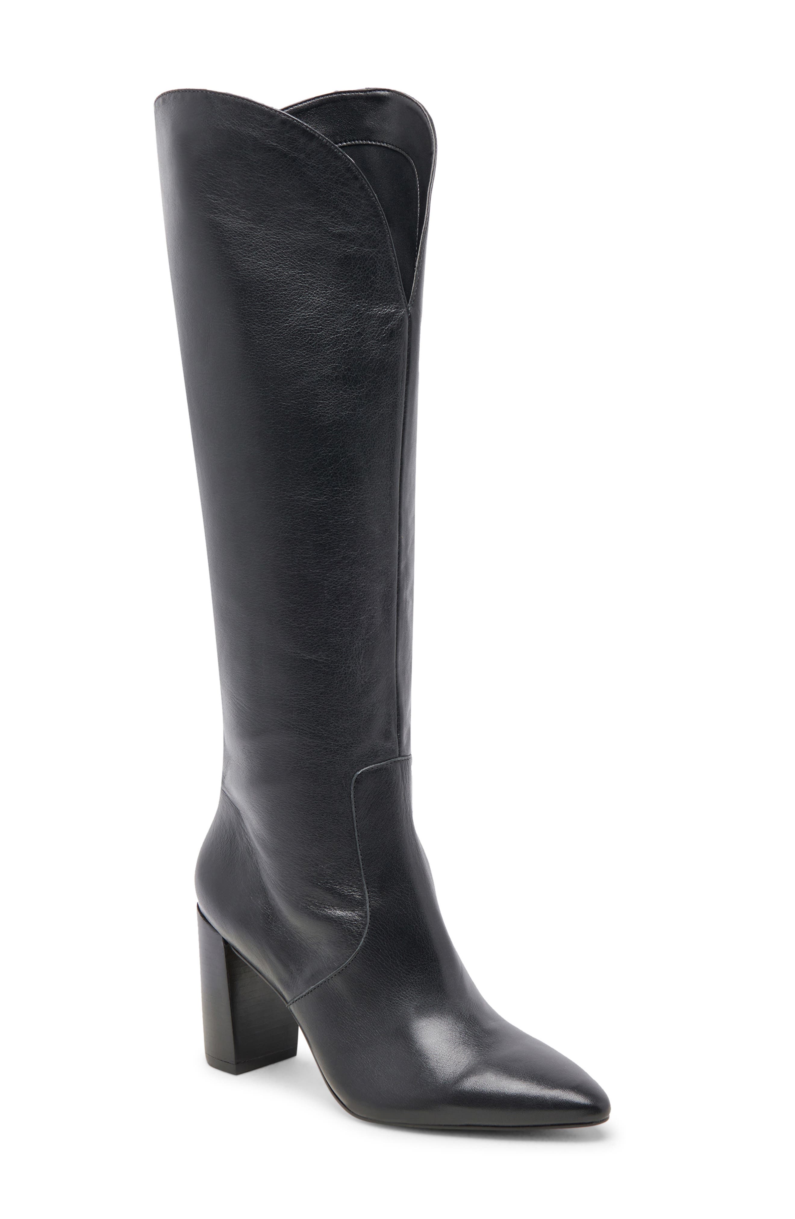 Dolce Vita Nedi Pointed Toe Knee High Boot, Main, color, 