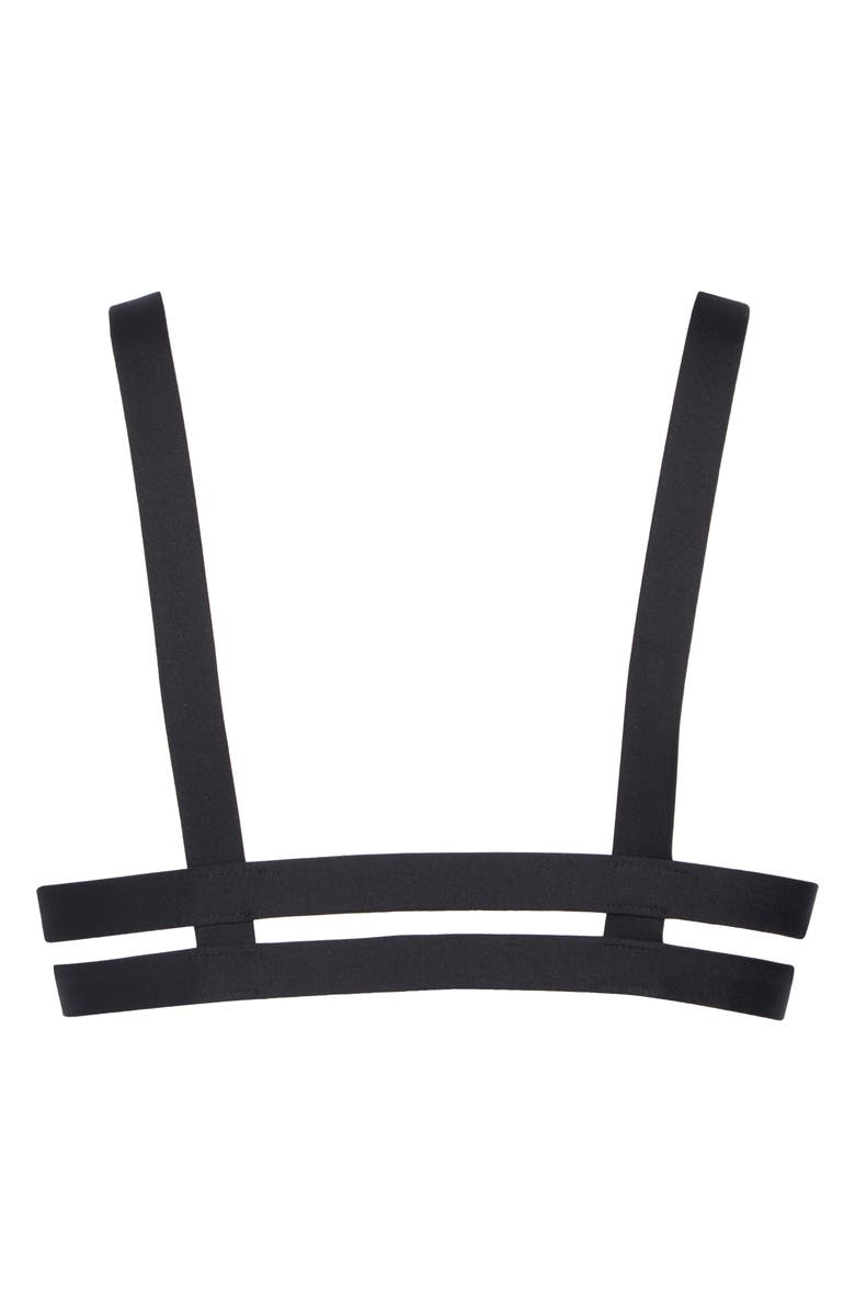 Vitamin A<sup>®</sup> Neutra Strappy Bikini Top, Alternate, color, Black
