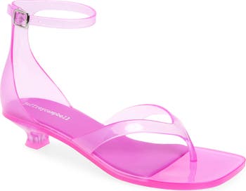 Gummy Ankle Strap Sandal
