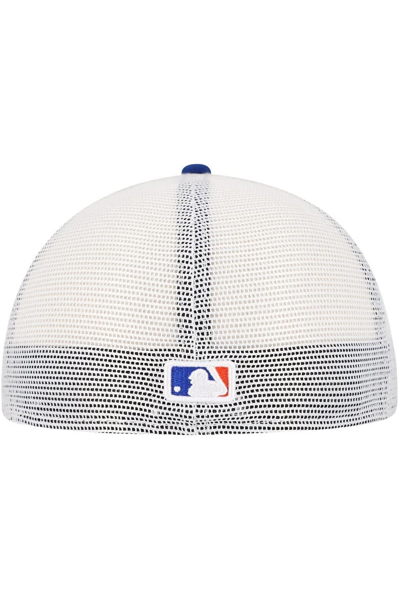 Men's New Era Royal New York Mets Team Color 59FIFTY Trucker Fitted Hat, Alternate, color, Royal