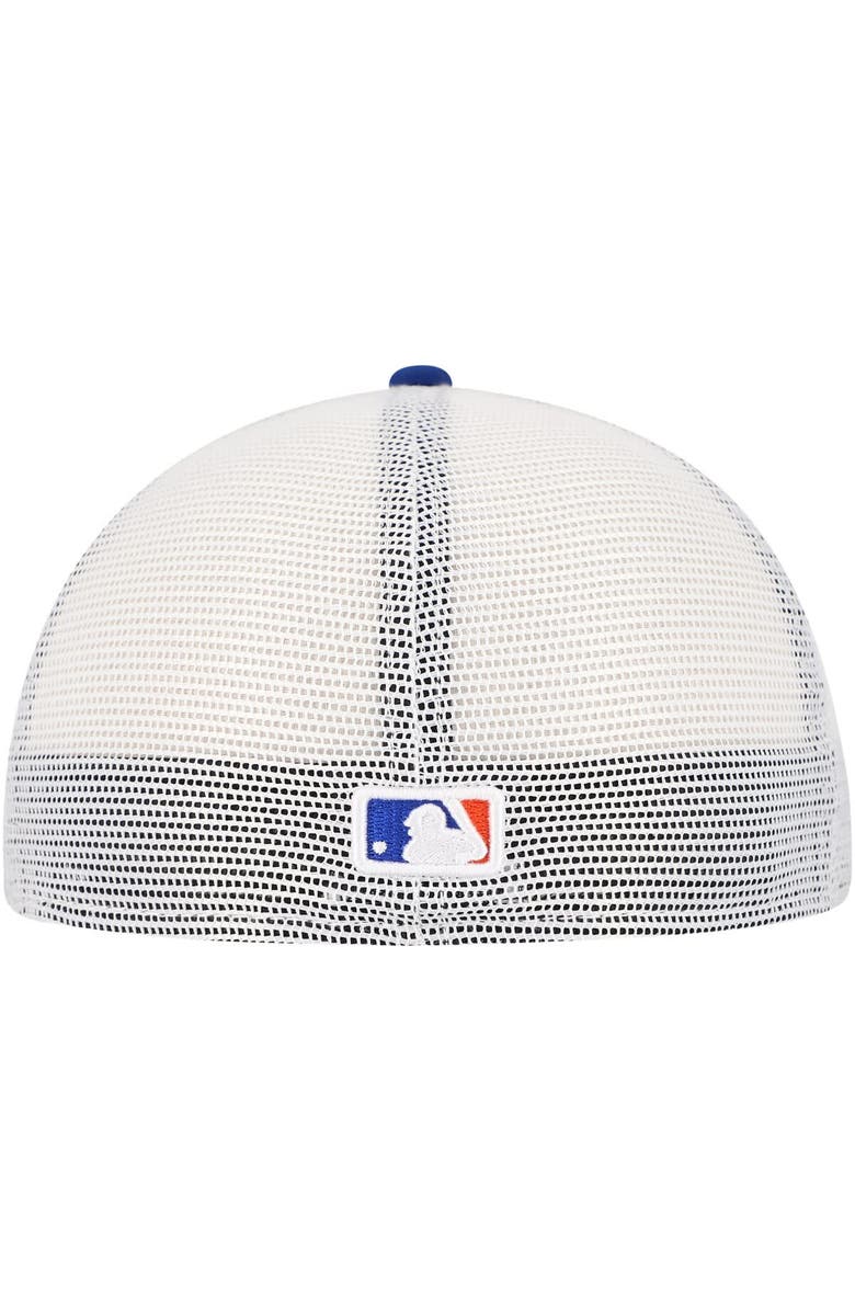 New Era Men's New Era Royal New York Mets Team Color 59FIFTY Trucker Fitted Hat, Alternate, color, Royal