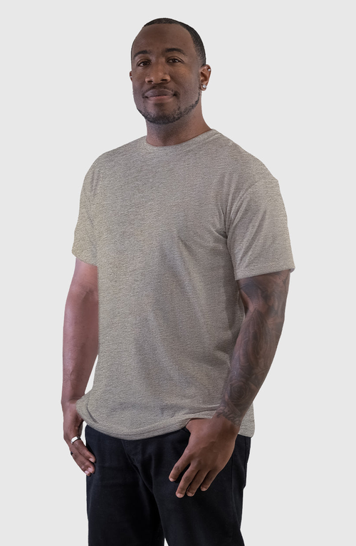 Epic Fits Crew Neck T-shirt In Gray