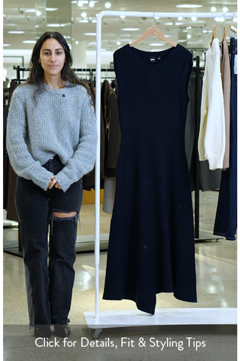 Forsizia Rib Maxi Sweater Dress video