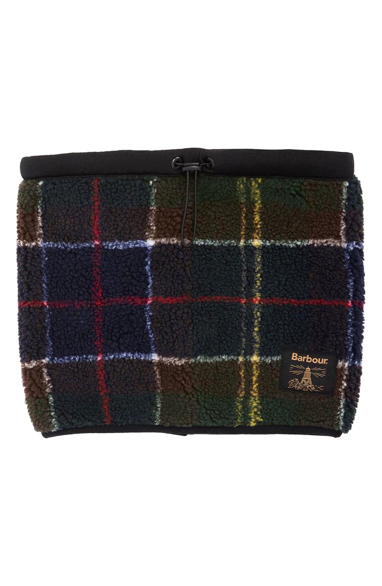 Barbour Field Tartan Fleece Snood, Main, color, Classic Tartan