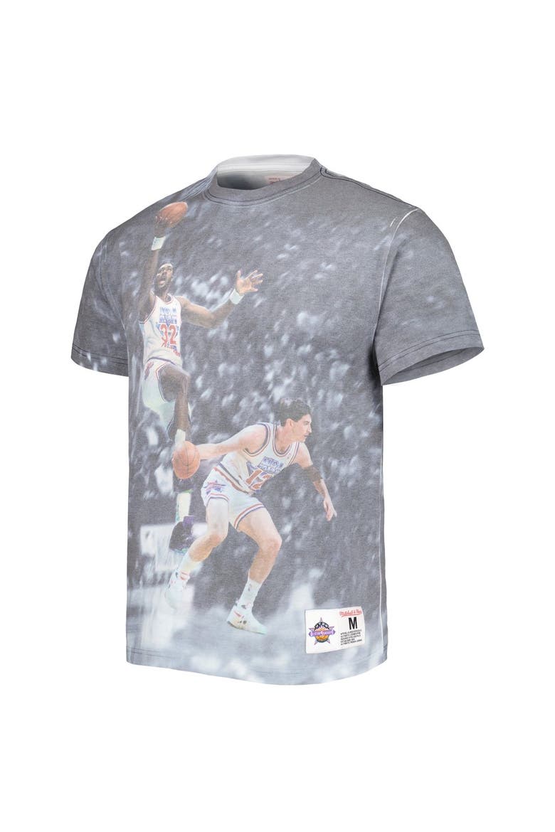 Men's Mitchell & Ness Utah Jazz Above the Rim Graphic T-Shirt, Alternate, color, White
