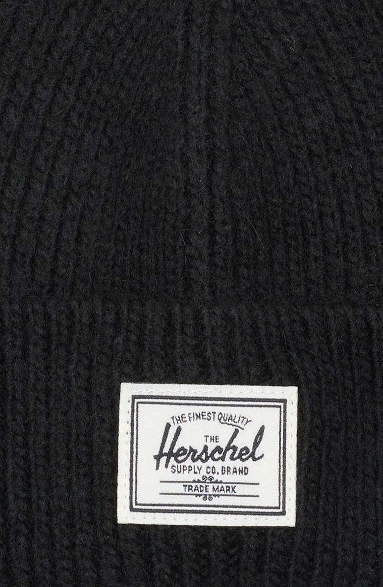 Herschel Supply Co. Supersoft Cuff Beanie, Alternate, color, Black