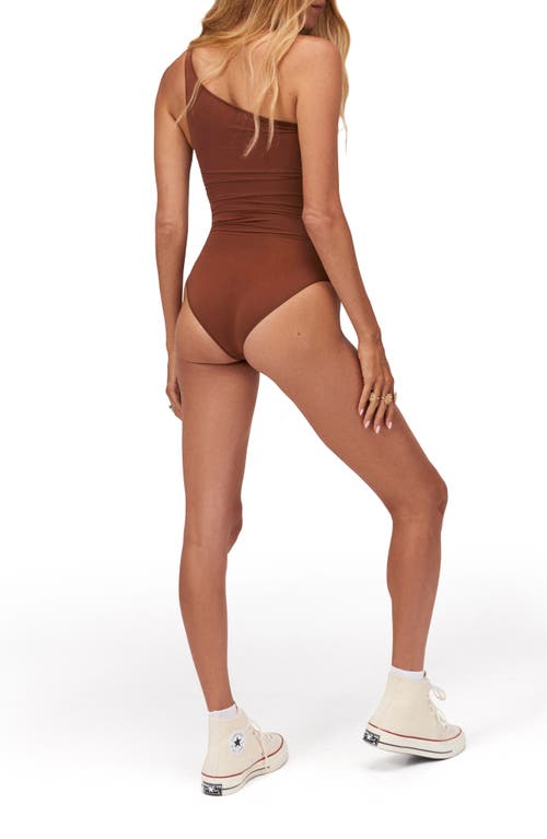Noody Ultra-thin Seamless Forming One Shoulder Bodysuit