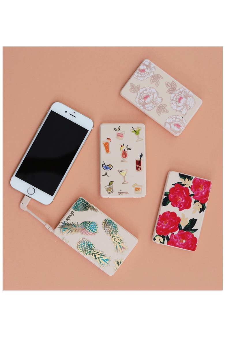 'Cora' Portable iPhone Charger, Alternate, color, ORANGE