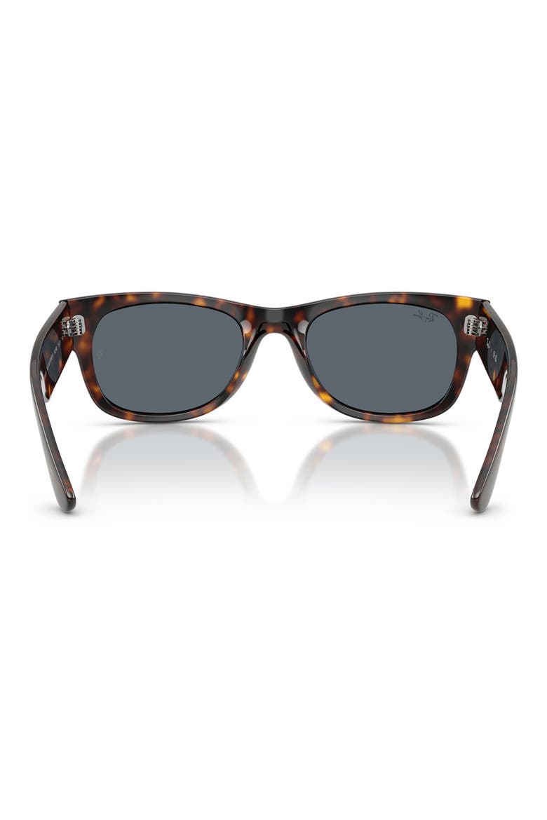 52mm Mega Wayfarer II Square Sunglasses, Alternate, color, HAVANA / BLUE