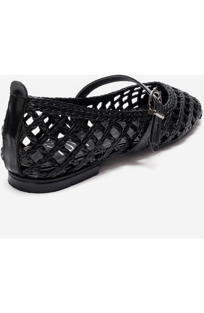 Prologue Shoes Doux Woven Ballet Flat, Alternate, color, Black