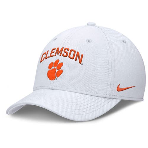 Nike White Clemson Tigers 2025 On-field Rise Performance Flex Hat In White