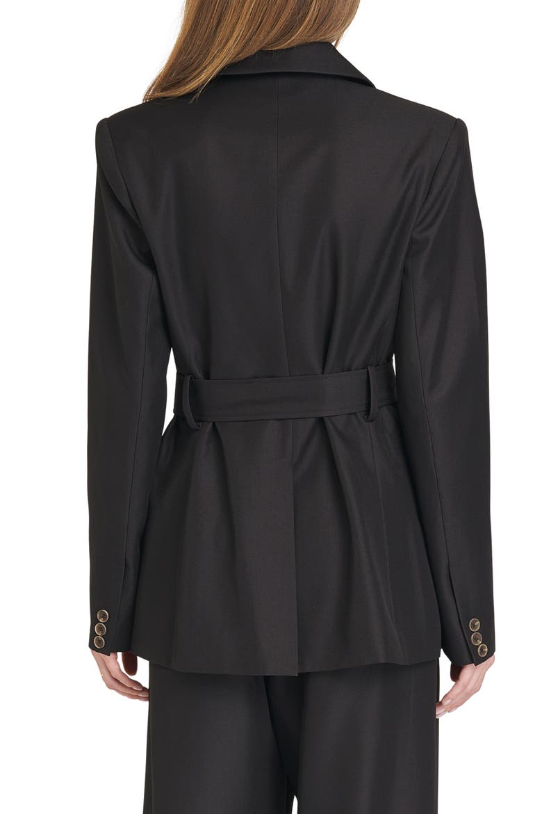 Maddox Belted Blazer, Alternate, color, BLACK